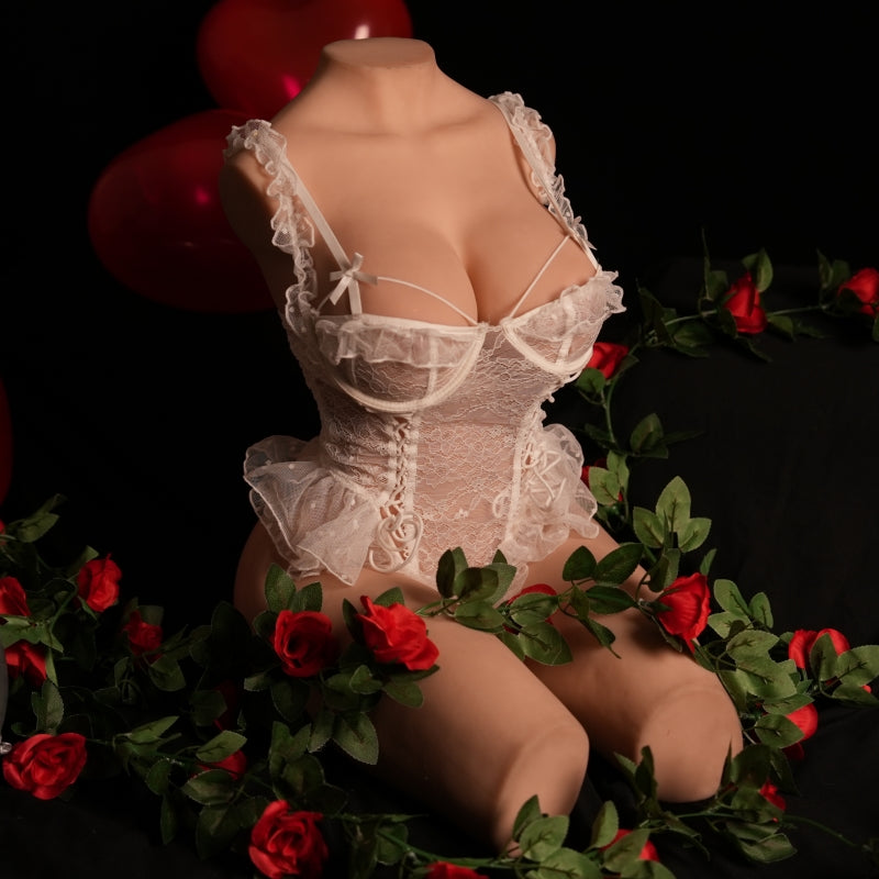 Image of Valentina : 55lb Slender & Curvy Suction Sex Doll Torso